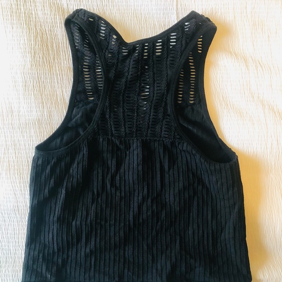 Black Ribbed Tank (M/L) - Picture 3 of 5
